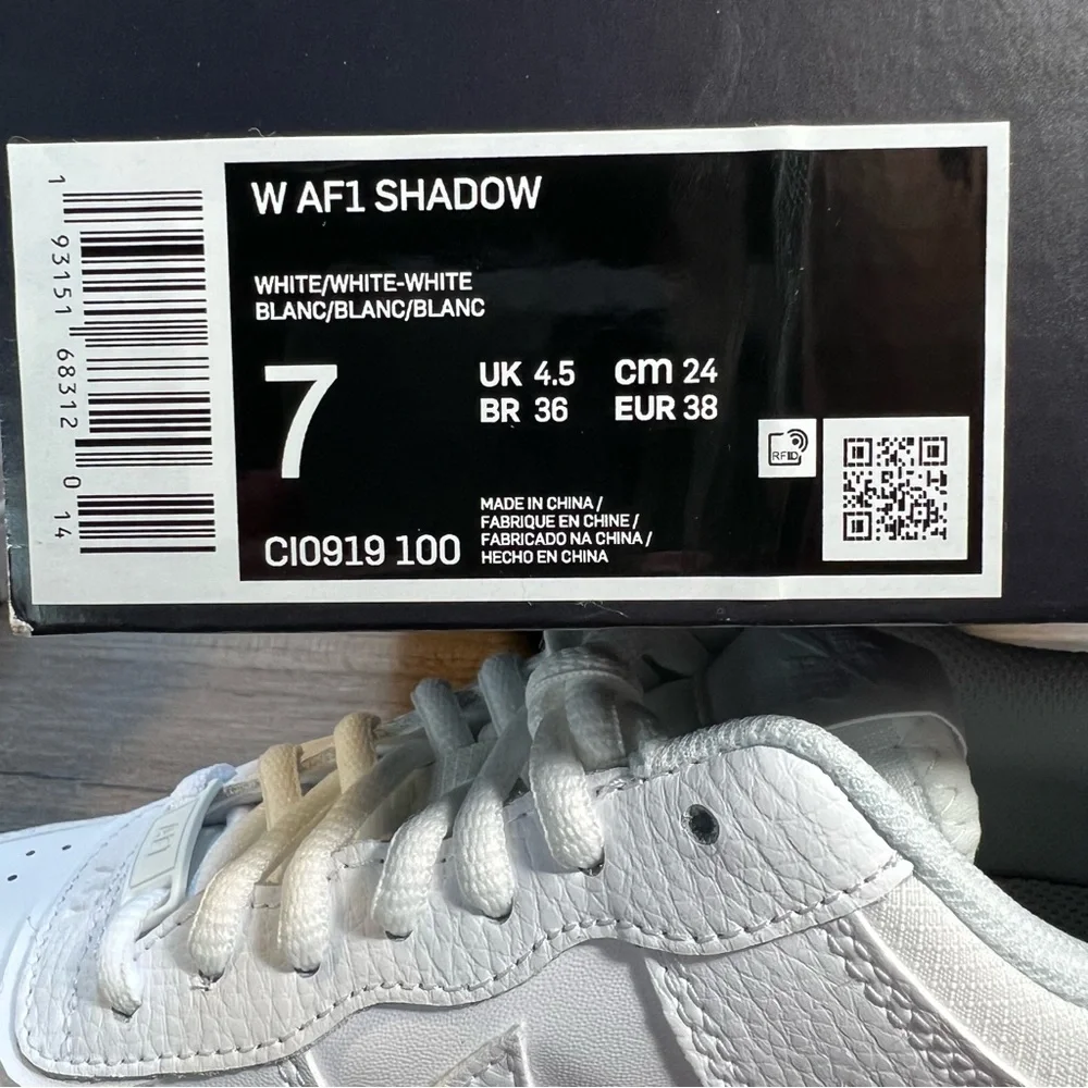 Nike Air Force 1 Shadow White - Picture 6 of 6